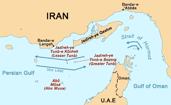 aftar Arab Nationalism , Arab countries bordering the Persian Gulf also claimed some of the island. There is still dispute between Iran and Arab countries for the ownership of a few islands.